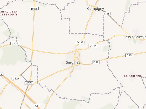 Plan de Sergines