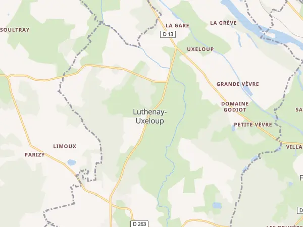 Plan de Luthenay-Uxeloup