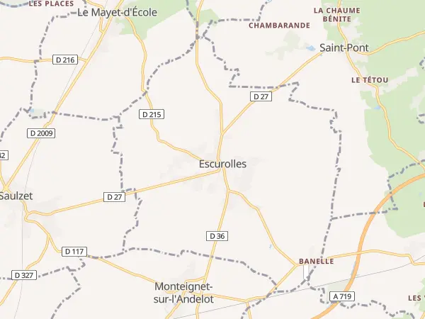 Plan de Escurolles