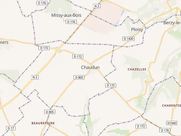 Plan de Chaudun