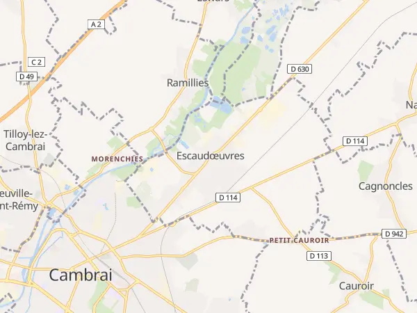 Plan de Escaudœuvres