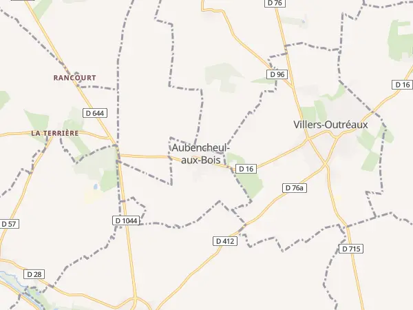 Plan de Aubencheul-aux-Bois