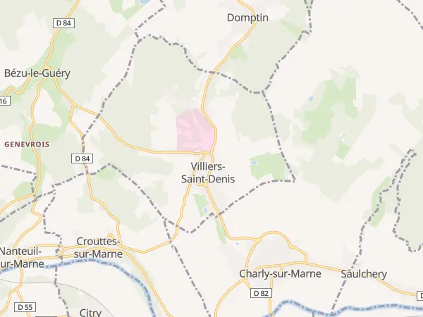 Plan de Villiers-Saint-Denis