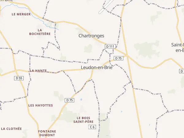 Plan de Leudon-en-Brie