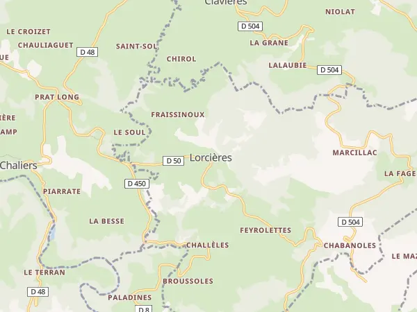 Plan de Lorcières