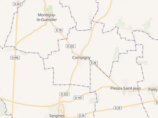 Plan de Compigny