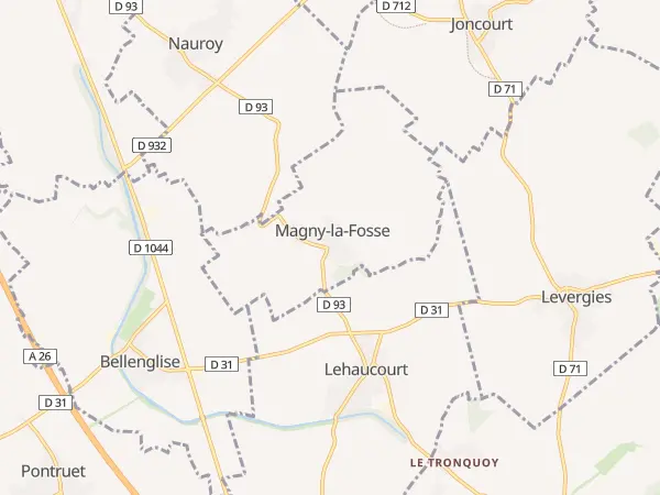 Plan de Magny-la-Fosse