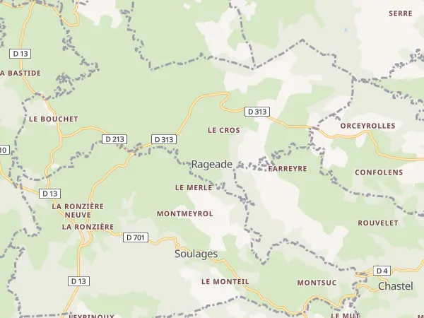 Plan de Rageade