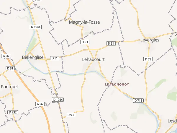 Plan de Lehaucourt