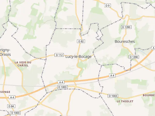 Plan de Lucy-le-Bocage