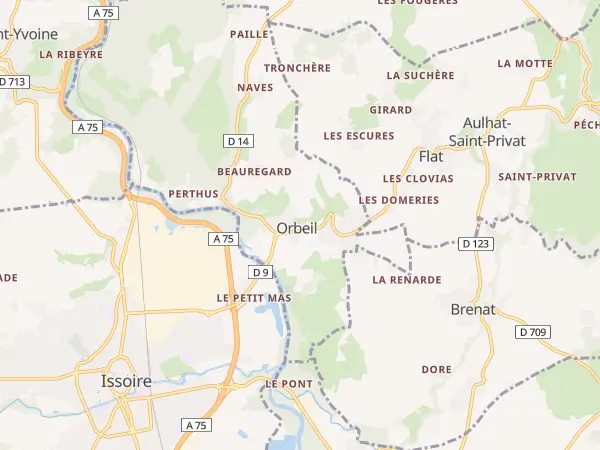 Plan de Orbeil