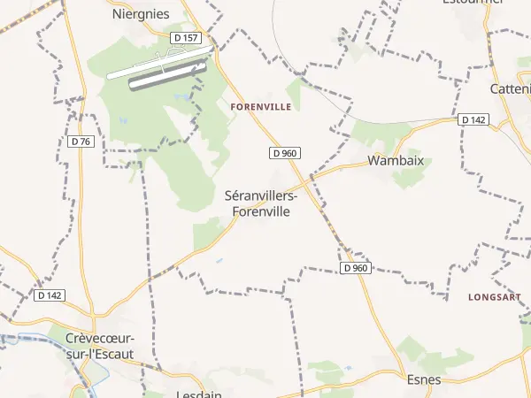 Plan de Séranvillers-Forenville