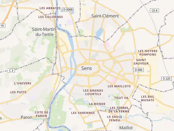 Plan de Sens