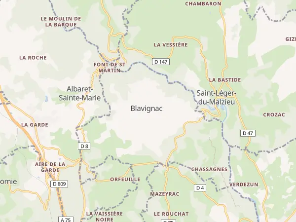 Plan de Blavignac