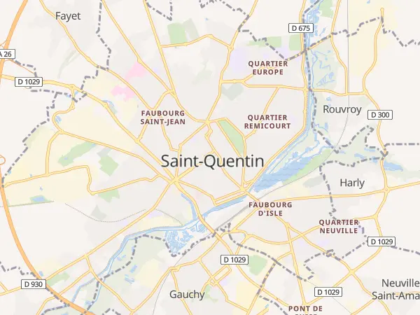Plan de Saint-Quentin