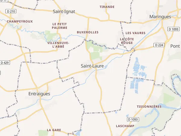 Plan de Saint-Laure