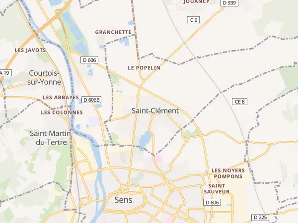 Plan de Saint-Clément