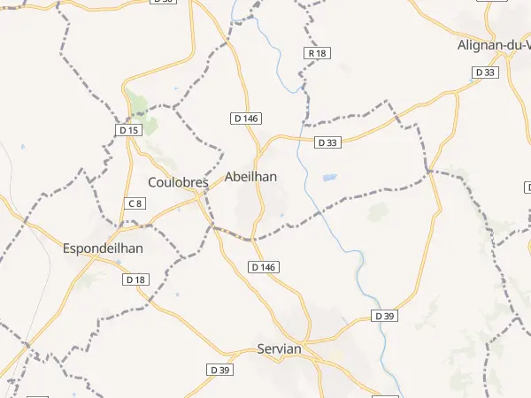 Plan de Abeilhan