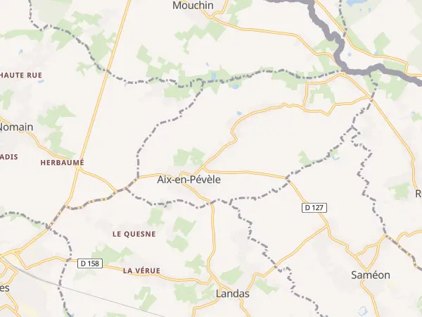 Plan de Aix-en-Pévèle