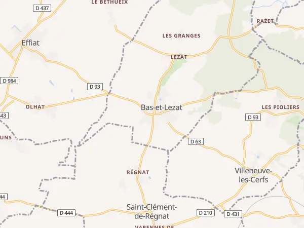 Plan de Bas-et-Lezat