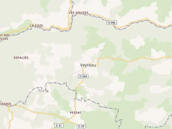 Plan de Veyreau