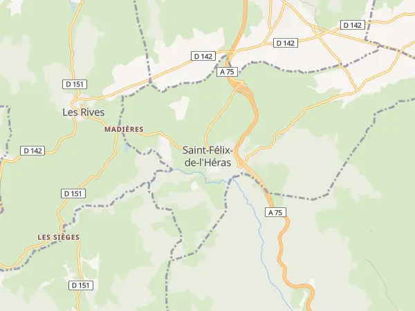 Plan de Saint-Félix-de-l’Héras