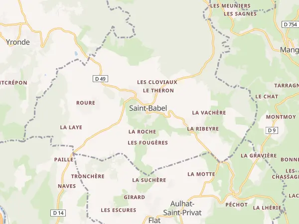 Plan de Saint-Babel