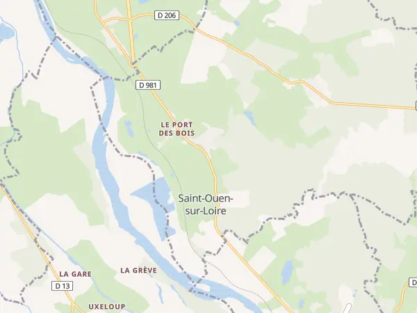 Plan de Saint-Ouen-sur-Loire