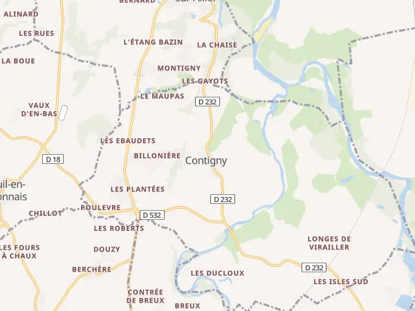 Plan de Contigny