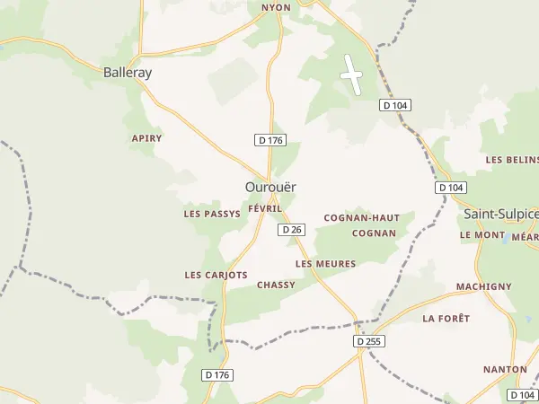 Plan de Vaux d’Amognes