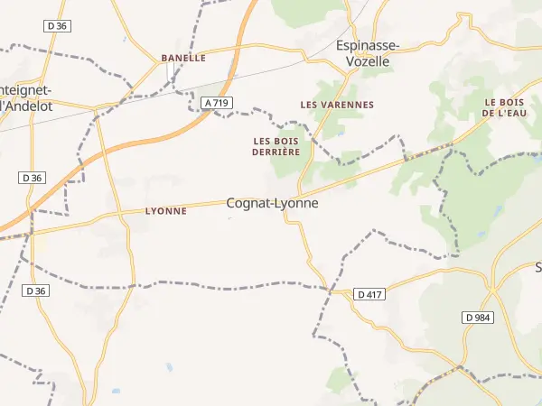 Plan de Cognat-Lyonne