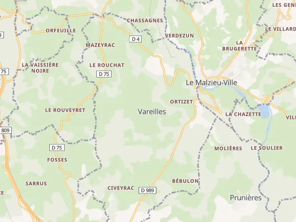 Plan de Saint-Pierre-le-Vieux