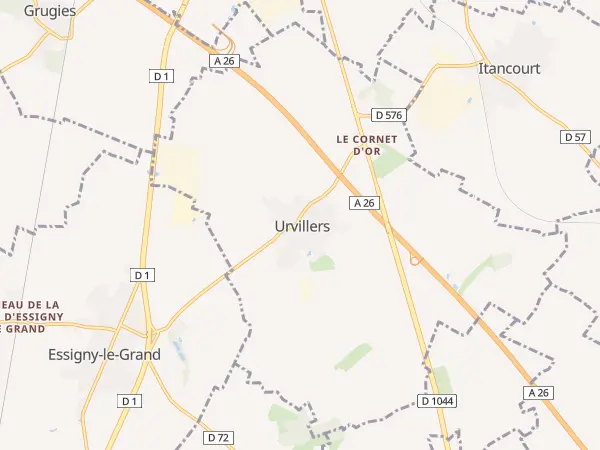 Plan de Urvillers