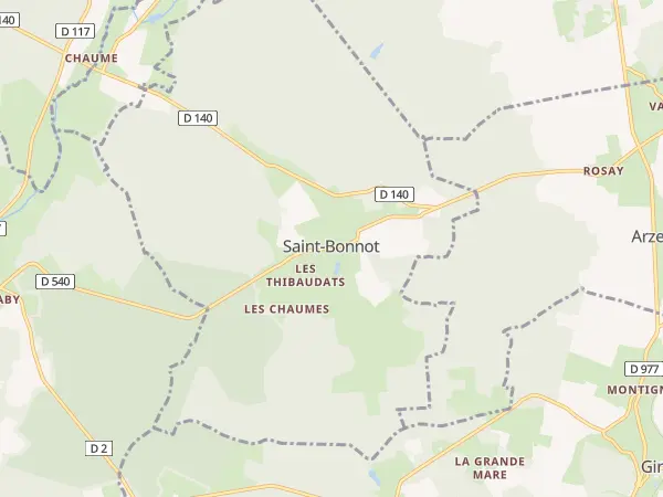 Plan de Saint-Bonnot