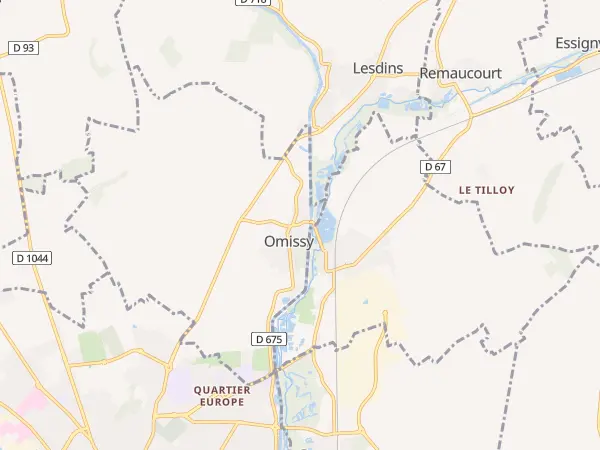 Plan de Omissy