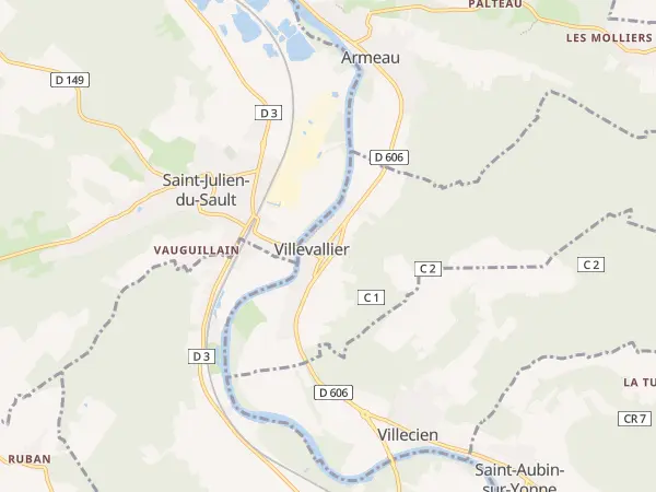 Plan de Villevallier