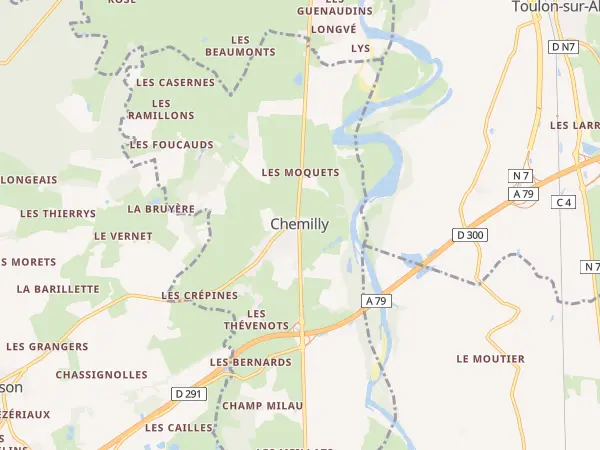 Plan de Chemilly