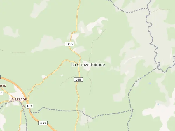 Plan de La Couvertoirade