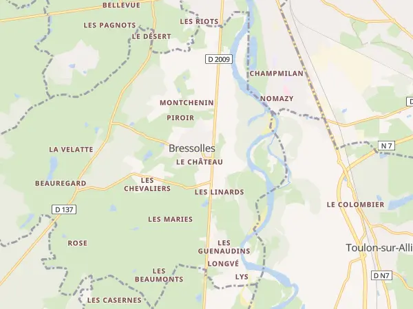 Plan de Bressolles