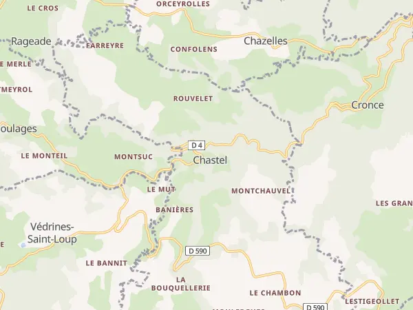 Plan de Chastel