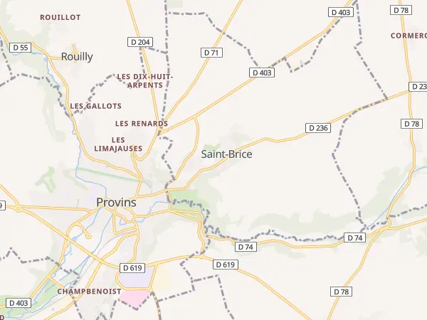 Plan de Saint-Brice