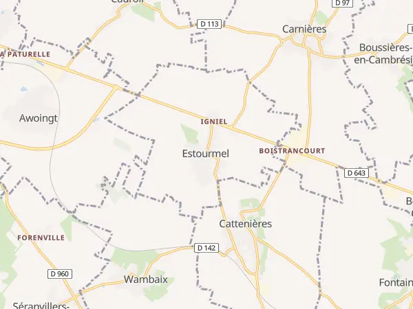 Plan de Estourmel