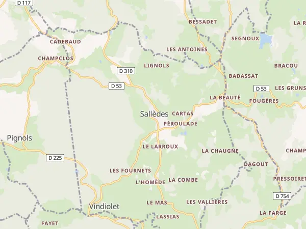 Plan de Sallèdes