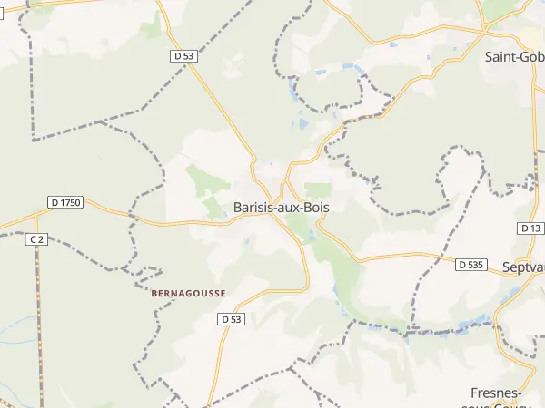 Plan de Barisis-aux-Bois