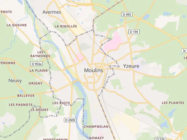 Plan de Moulins