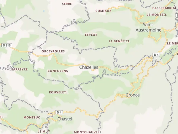 Plan de Chazelles