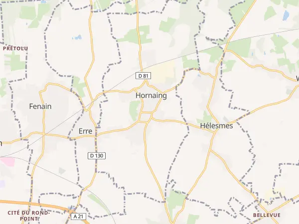 Plan de Hornaing