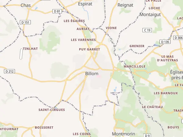 Plan de Billom