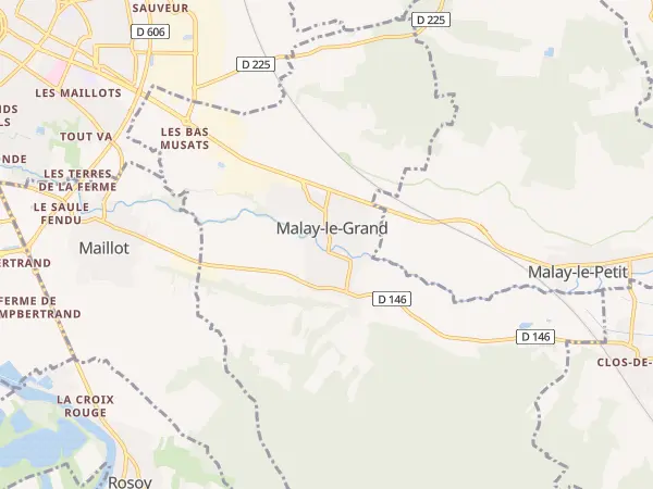 Plan de Malay-le-Grand