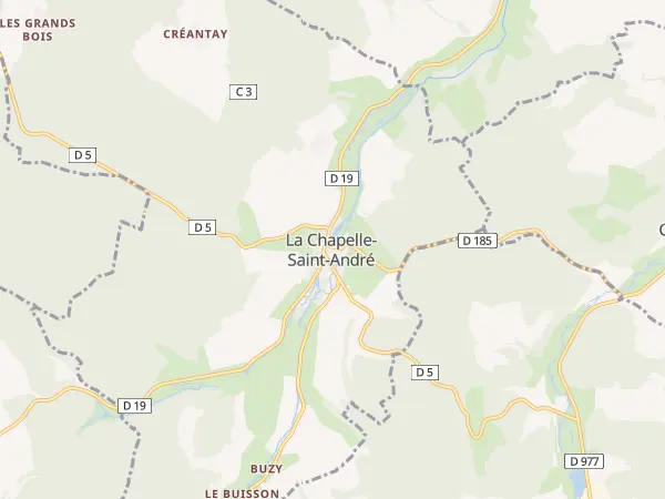 Plan de La Chapelle-Saint-André